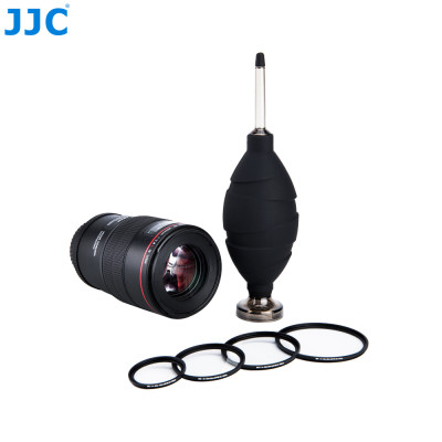JJC CL-DF1BK, bezprašný fúkací balón s filtrom pre optiku a filtre