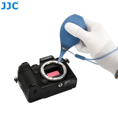 JJC Nafukovací balónik na fototechniku, transparentný modrý