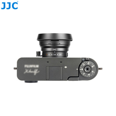 JJC LH-JXHALF DGRAY, Slnečná clona špeciálne navrhnutá pre polovičné fotoaparáty FUJI Film X, tmavosivá