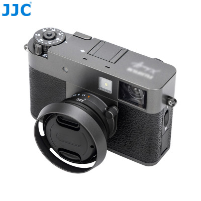 JJC LH-JXHALF DGRAY, Sluneční clona speciálně navržená pro fotoaparáty FUJI Film X half, tmavě šedá