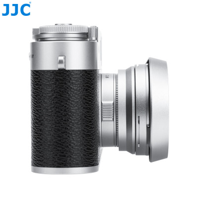 JJC LH-JXHALF SILVER, Slnečná clona špeciálne navrhnutá pre polovičné fotoaparáty FUJI Film X, strieborná