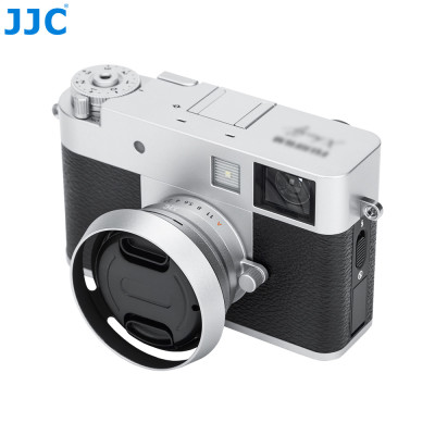 JJC LH-JXHALF SILVER, Sluneční clona speciálně navržená pro fotoaparáty FUJI Film X half, stříbrná