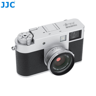 JJC LH-JXHALF SILVER, Sluneční clona speciálně navržená pro fotoaparáty FUJI Film X half, stříbrná