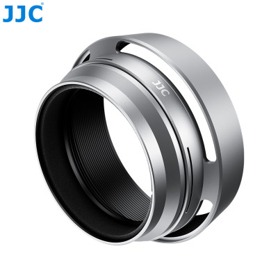 JJC LH-JXHALF SILVER, Slnečná clona špeciálne navrhnutá pre polovičné fotoaparáty FUJI Film X, strieborná