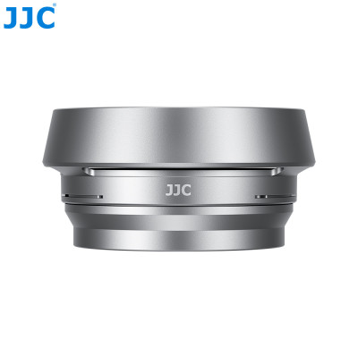 JJC LH-JXHALF SILVER, Sluneční clona speciálně navržená pro fotoaparáty FUJI Film X half, stříbrná