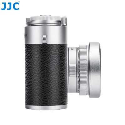JJC LH-JXHF SILVER, Sluneční clona určená pro fotoaparáty FUJIFILM X half, stříbrná