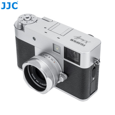 JJC LH-JXHF SILVER, Slnečná clona pre polovičné fotoaparáty FUJIFILM X, strieborná