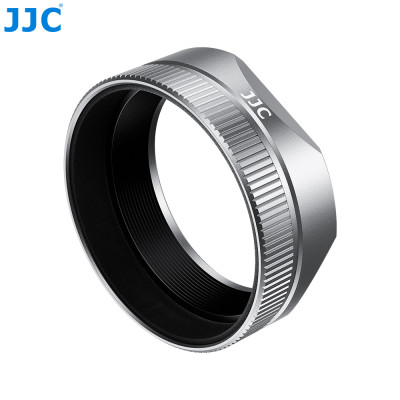 JJC LH-JXHF SILVER, Sluneční clona určená pro fotoaparáty FUJIFILM X half, stříbrná