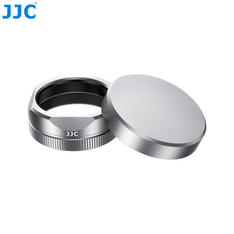 JJC LH-JXHF SILVER, Sluneční clona určená pro fotoaparáty FUJIFILM X half, stříbrná