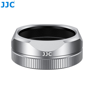 JJC LH-JXHF SILVER, Sluneční clona určená pro fotoaparáty FUJIFILM X half, stříbrná