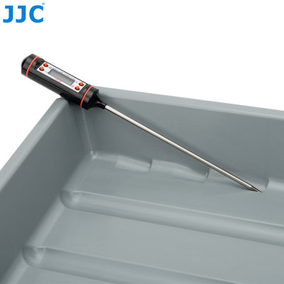 JJC DT-1012 GRAY, Zásobník na vyvolávanie filmov + kliešte, sivý