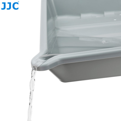 JJC DT-1012 GRAY, Zásobník na vyvolávanie filmov + kliešte, sivý