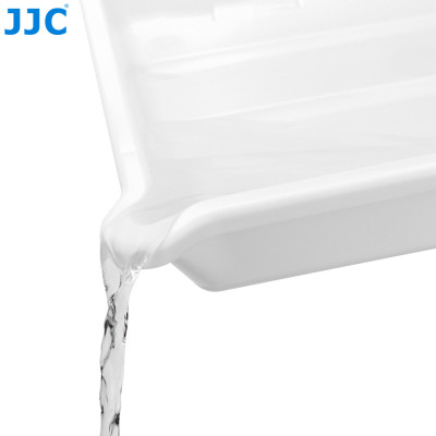 JJC DT-1012 WHITE, zásobník na vyvolávanie filmov + kliešte, biely