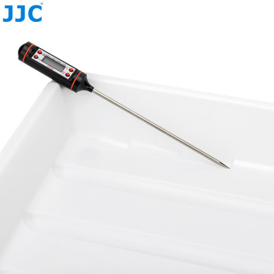 JJC DT-1012K3, SET 3 x zásobník na vyvolanie filmu + kliešte, biela / červená / sivá