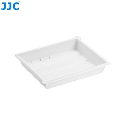 JJC DT-1012K3, SET 3 x zásobník na vyvolanie filmu + kliešte, biela / červená / sivá