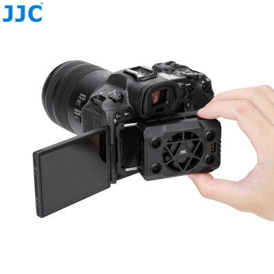 JJC CCS-UN1, Chladící ventilátor pro fotoaparáty + přídavná baterie