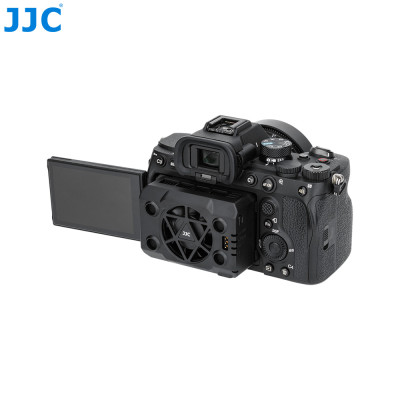 JJC CCS-UN1, Chladící ventilátor pro fotoaparáty + přídavná baterie