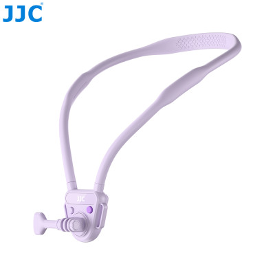 JJC MNM-AC1 PURPLE, Magnetický držiak na krk pre akčnú kameru, fialový