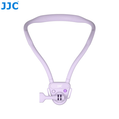 JJC MNM-AC1 PURPLE, Magnetický držiak na krk pre akčnú kameru, fialový