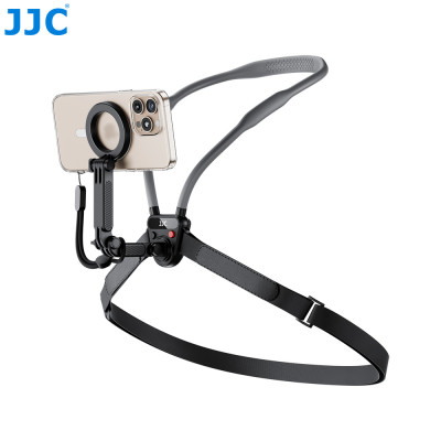 JJC MNM-MS1, Magnetický držák na krk pro akční kameru a telefon, černý