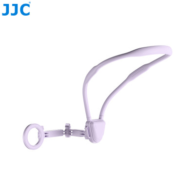 JJC MNM-MS1 PURPLE, Magnetický držiak na krk pre akčnú kameru a telefón, fialový