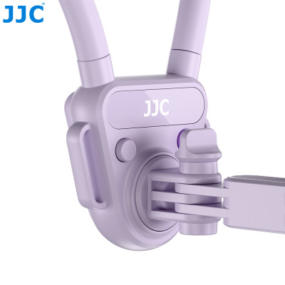 JJC MNM-MS1 PURPLE, Magnetický držák na krk pro akční kameru a telefon, fialový