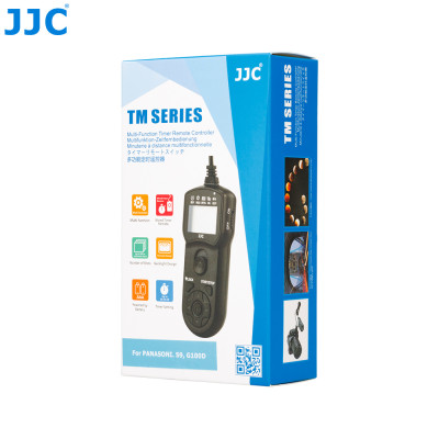 JJC TM-D2, multifunkčné diaľkové ovládanie s časovačom kompatibilné s fotoaparátmi Panasonic LUMIX S9, G100D a DC-ZS99(TZ99)