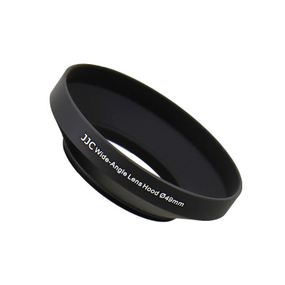 JJC LN-49W, Universal metal wide-angle sun visor 49 mm