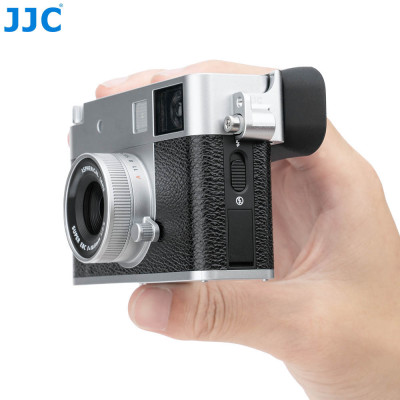 JJC EF-XHALF SILVER, Objektív fotoaparátu špeciálne navrhnutý pre FUJIFILM X half, strieborný