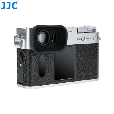 JJC EF-XHALF SILVER, Objektív fotoaparátu špeciálne navrhnutý pre FUJIFILM X half, strieborný