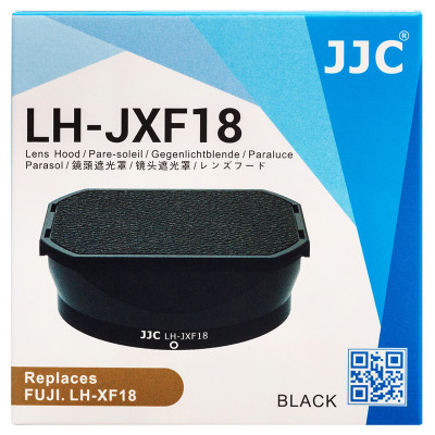 JJC LH-JXF18 BLACK, slnečná clona nahrádza slnečnú clonu FUJIFILM LH-XF18