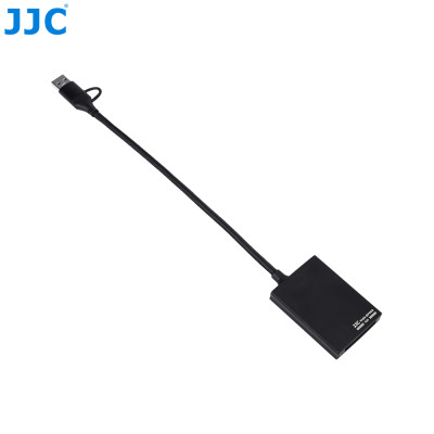 Čítačka kariet JJC XQD, pripojenie USB 3.2 Gen1, USB a USB-C