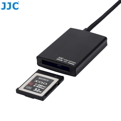 JJC  Čtečka karet XQD, USB 3.2 Gen1, připojení USB a USB-C