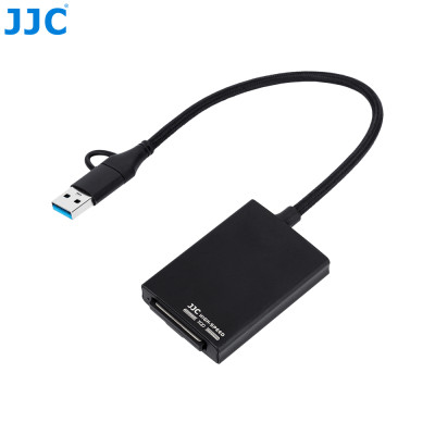 Čítačka kariet JJC XQD, pripojenie USB 3.2 Gen1, USB a USB-C