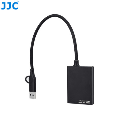 JJC  Čtečka karet XQD, USB 3.2 Gen1, připojení USB a USB-C