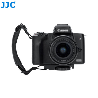 JJC HS-M1SE, Poutko, řemen, popruh na zápěstí pro Canon EOS R50 V, EOS M50, EOS R100