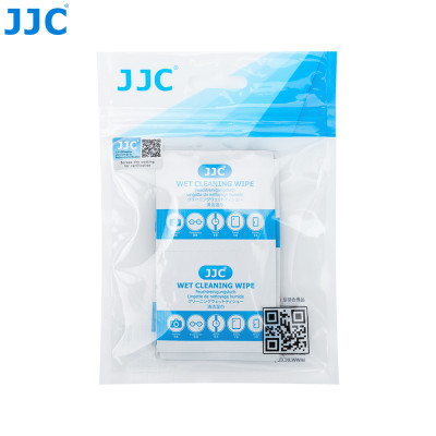 JJC Vlhčené čisticí ubrousky pro fototechniku, displeje 10 kusů