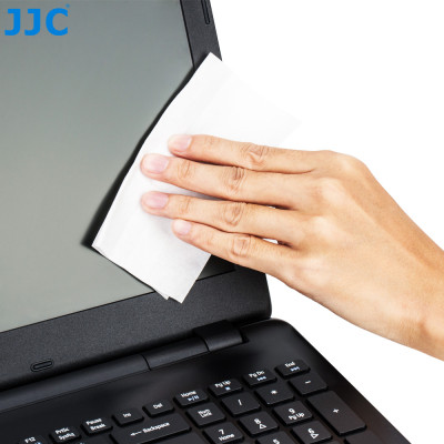 JJC Vlhčené čisticí ubrousky pro fototechniku, displeje 10 kusů