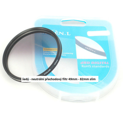 Green-L 67 mm šedý prechodový filter