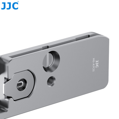 JJC Rukoväť, držadlo pre SONY A7C II a A7C R, strieborná