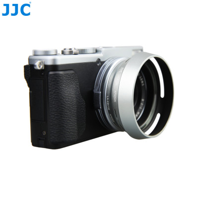 JJC LH-JX100, stříbrná sluneční clona náhrada za Fujifilm LH-X100