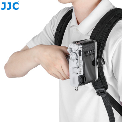 JJC Hand grip, rukojeť pro  FUJIFilm GFX100RF, stříbrný