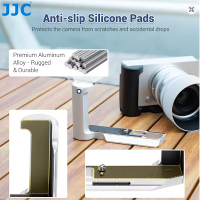 JJC Hand grip, rukojeť pro SIGMA BF, stříbrný