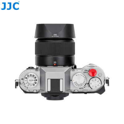 Slnečná clona JJC kompatibilná s objektívmi FUJI. XC 35 mm F2, XF 23 mm F2 R WR a XF 35 mm F2 R WR