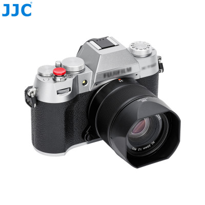 Slnečná clona JJC kompatibilná s objektívmi FUJI. XC 35 mm F2, XF 23 mm F2 R WR a XF 35 mm F2 R WR