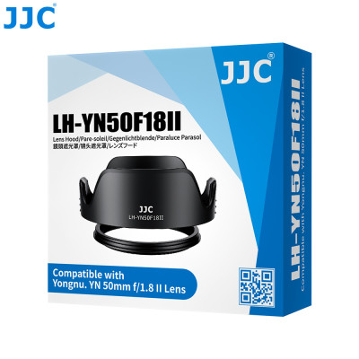JJC Sluneční clona pro objektiv Yongnuo YN 50 mm f/1,8 II, černá