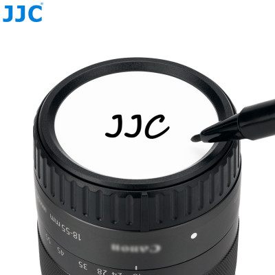 JJC RL-CM2K, Zadná krytka objektívu s nápisom pre CANON EF-M, 2 ks