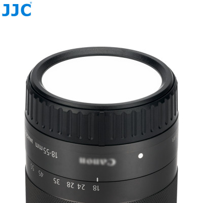 JJC RL-CM2K, Zadná krytka objektívu s nápisom pre CANON EF-M, 2 ks