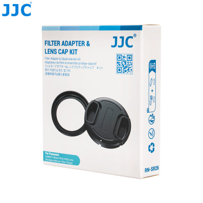 JJC Sada adaptéru filtru a krytky objektivu pro objektiv Panasonic Lumix S 26 mm f/8