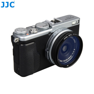 JJC LH-JX100, čierna náhradná slnečná clona pre Fujifilm LH-X100
